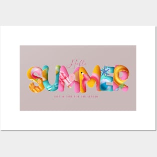 Hello summer, just in time for the season Posters and Art